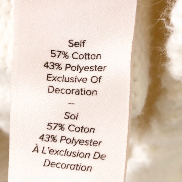 Cinq a Sept large cream embroidered star cardigan - Picture 9 of 10